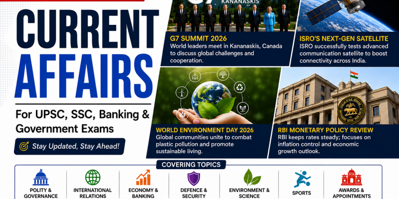 18 June 2026 Current Affairs in Hindi & English Daily Current Affairs for UPSC, SSC & Banking