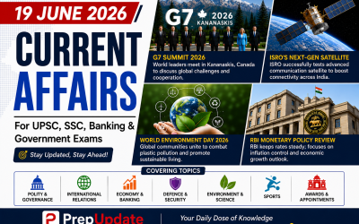 19 June 2026 Current Affairs in Hindi & English Daily Current Affairs for UPSC, SSC & Banking