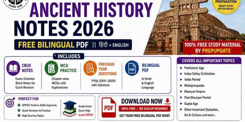 UPPSC Prelims Ancient History notes