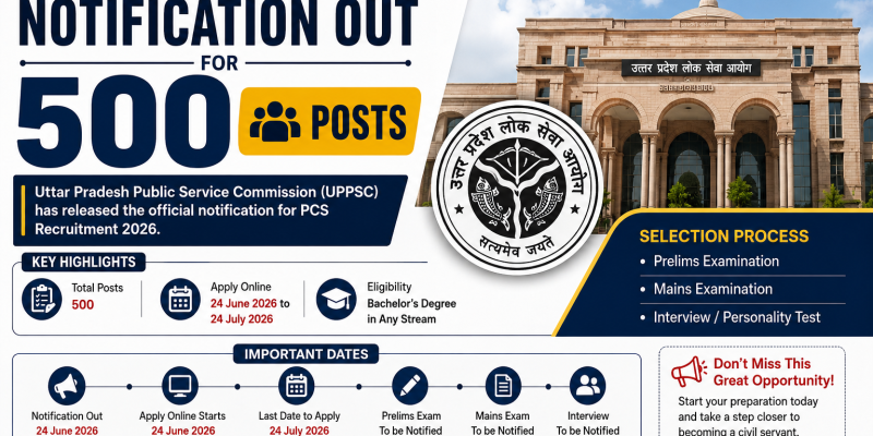 UPPSC PCS Recruitment 2026