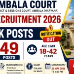 Ambala Court Clerk Recruitment 2026: Written Exam Date Out, Check Notice