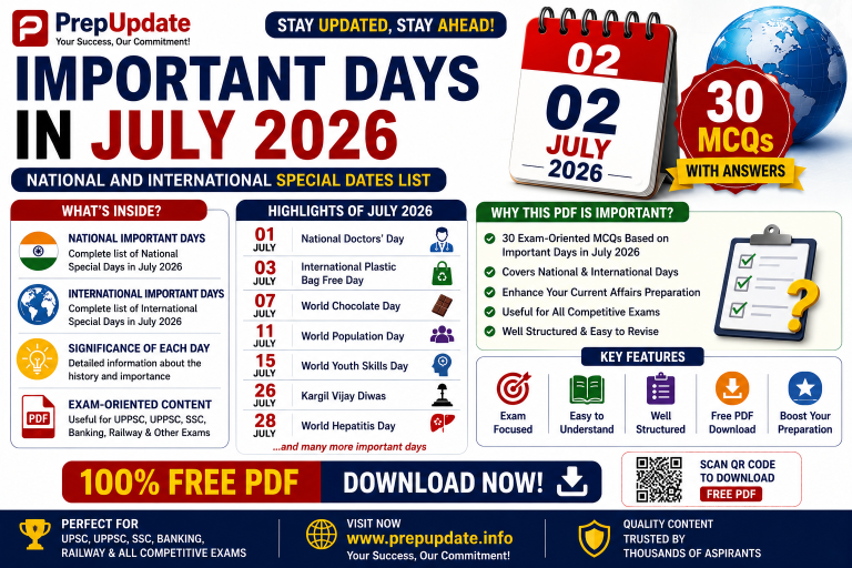 2 July 2026 Current Affairs in Hindi & English | Daily Current Affairs, MCQs & UPSC Questions
