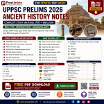 UPPSC Prelims Ancient History Notes 2026 PDF | MCQ + PYQ