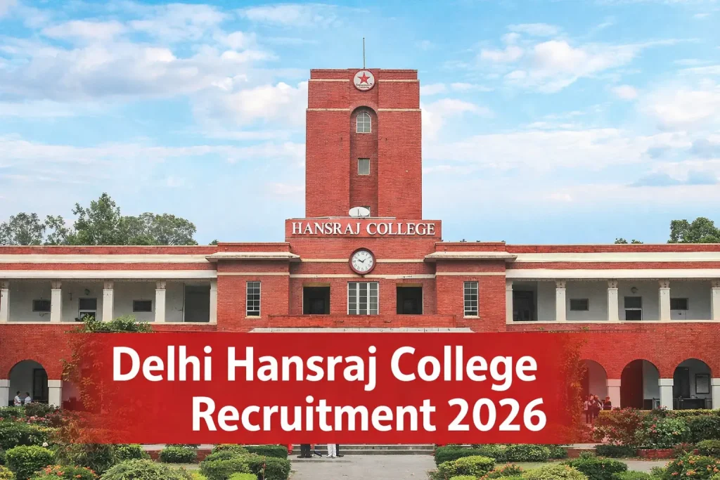 Delhi Hansraj College Non Teaching Posts Admit Card, Direct Link
