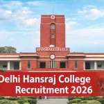 Delhi Hansraj College Non Teaching Posts Admit Card, Direct Link