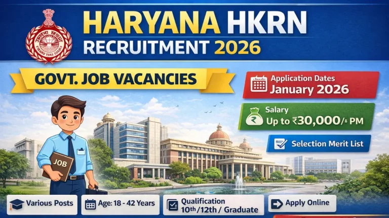 HKRN Recruitment 2026: Apply Online for 7722 Posts