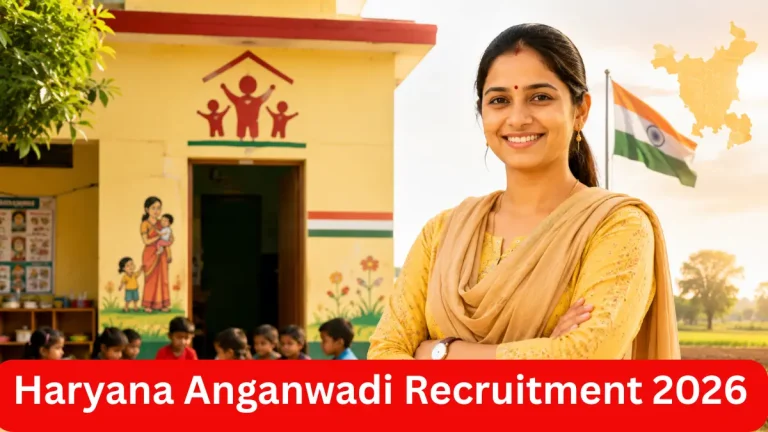 Haryana Anganwadi Recruitment 2026 – Notification Out for Worker & Helper Posts