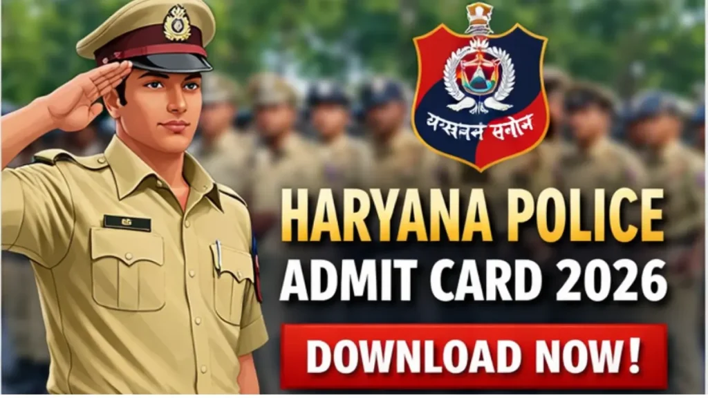 Haryana Police Admit Card Out, Direct Link