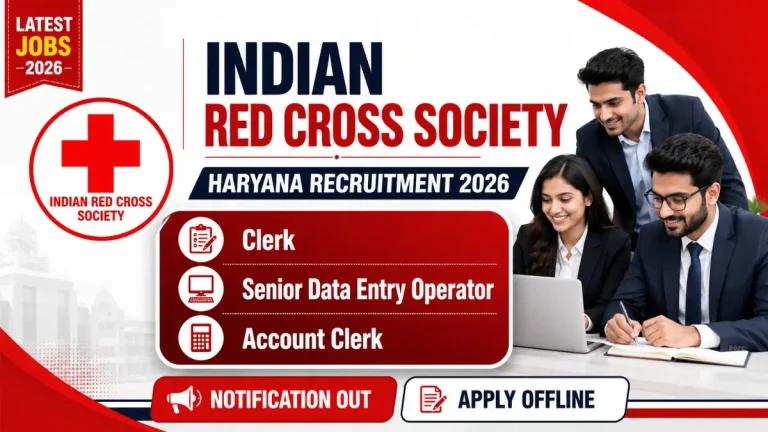 Indian Red Cross Society Haryana Recruitment 2026: Apply for Various Posts