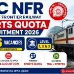 RRC NFR Sports Quota Recruitment 2026: Notification Out for 56 Posts, Apply Online