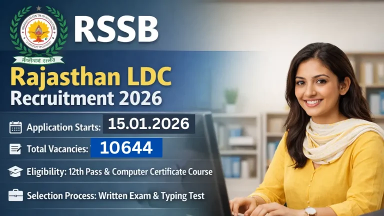 RSSB Rajasthan LDC 10644 Posts Answer Key Out, Check Now