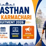 Rajasthan Safai Karmachari Recruitment 2026 – Notification Out for 24,752 Posts