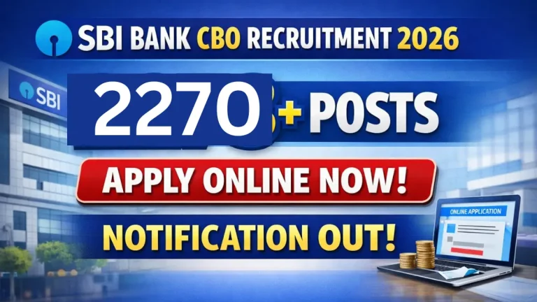 SBI Bank CBO (2273 Posts) Final Result Out, Check Now