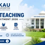 SKAU Kurukshetra Non-Teaching Recruitment 2026: Apply Online for 60 Posts