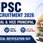 UPSC Principal & Vice Principal Recruitment 2026 – 828 Posts, Notification Out, Apply Online