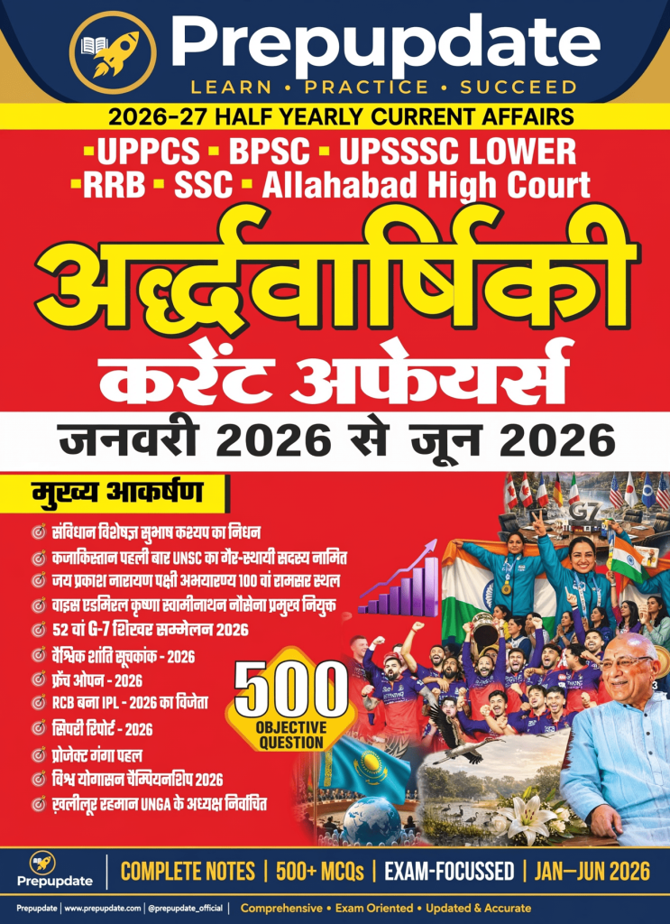 Current Affairs Half Yearly Magazine 2026 PDF Download (January–June) | Prepupdate
