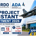 DRDO ADA Project Assistant Recruitment 2026 – Apply Online for 111 Posts