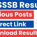 DSSSB Various Post Code Result/ Marks/ Cut-Off: Check Now