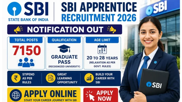 SBI Bank Apprentice (7150 Posts) Result Out, Download PDF