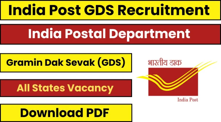 India Post GDS Recruitment 2026: Notification Out, Apply Online