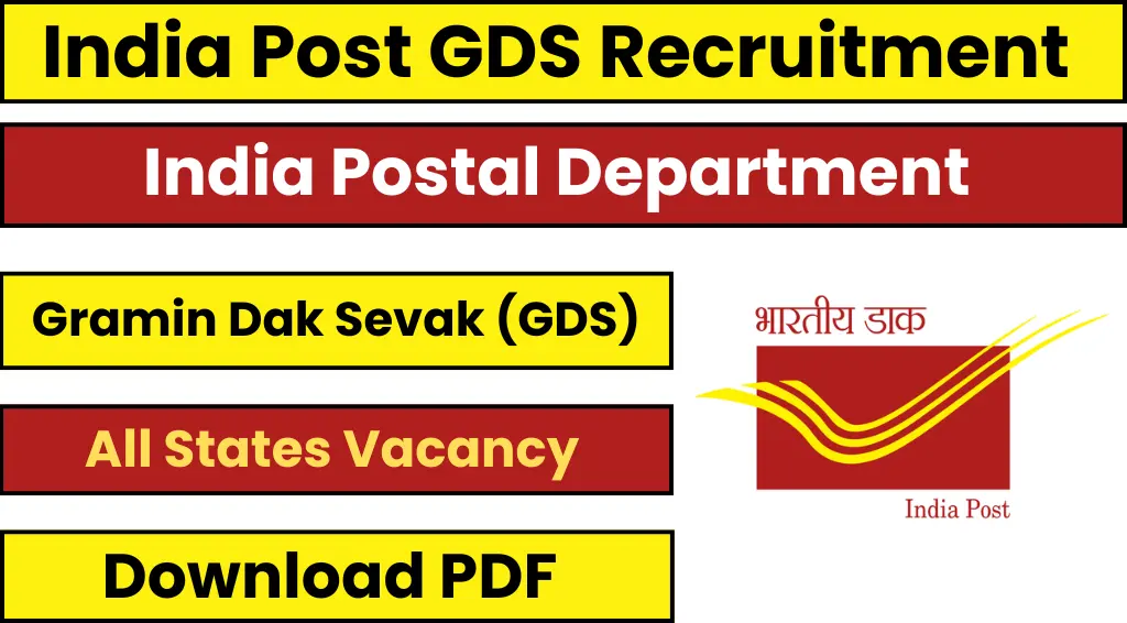 India Post GDS Recruitment 2026: Notification Out, Apply Online