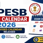 MPESB Exam Calendar 2026 – Revised Exam Schedule Released