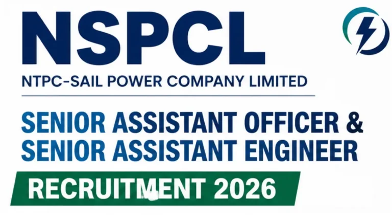 NSPCL Senior Assistant Officer & Senior Assistant Engineer Recruitment 2026, Notification & Apply Link