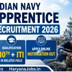Navy Apprentice Recruitment 2026: Notification Out for Various Posts