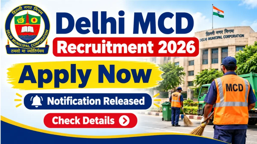 Delhi MCD Labour Welfare Superintendent Recruitment 2026 – Notification Out