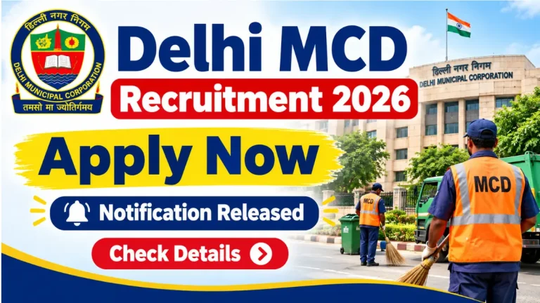 Delhi MCD Labour Welfare Superintendent Recruitment 2026 – Notification Out